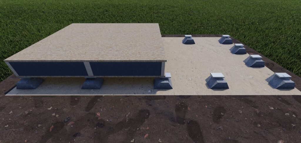 deck block fundament