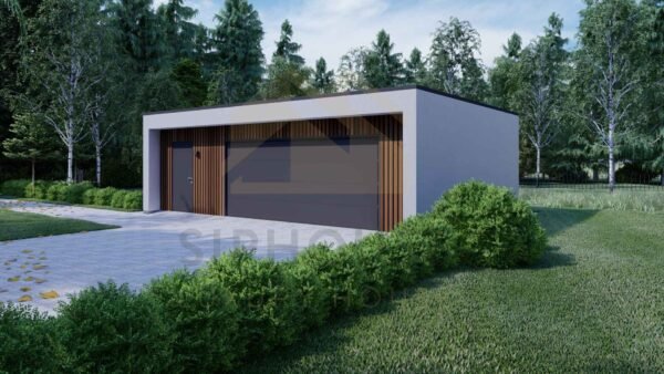 Eristetty Autotalli Carnforth, 50 m²
