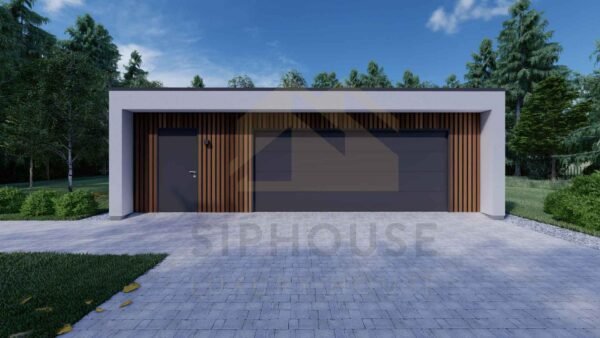 Eristetty Autotalli Carnforth, 50 m²