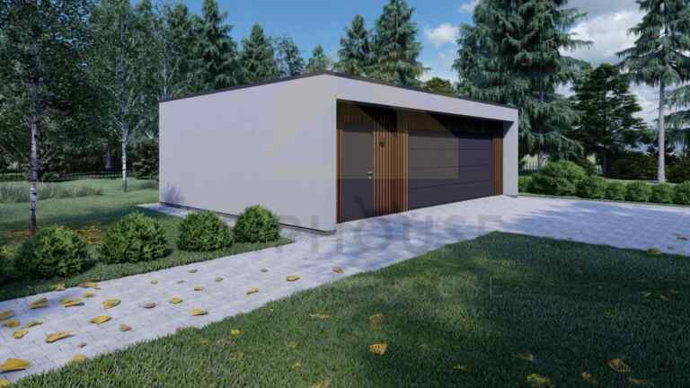 Eristetty Autotalli Carnforth, 50 m²