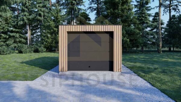 Eristetty Autotalli Dendron, 14 m²