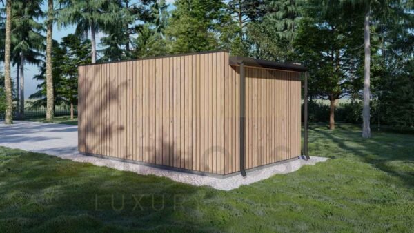 Eristetty Autotalli Dendron, 14 m²
