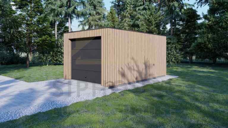 Eristetty Autotalli Dendron, 14 m²