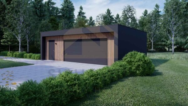 Eristetty Autotalli Morecambe, 50 m²