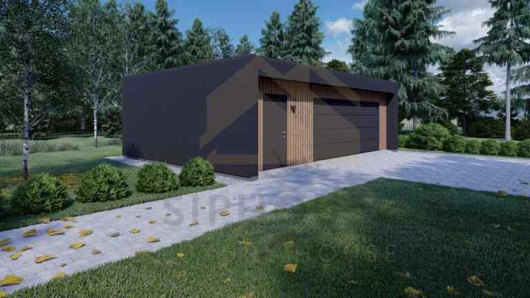 Eristetty Autotalli Morecambe, 50 m²