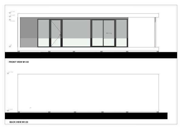 Eristetty Kesämökki Māja, 54 m²