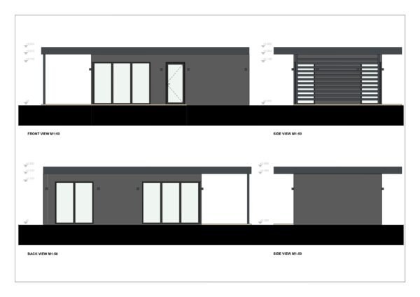 Eristetty Kesämökki Powburn, 47 m²