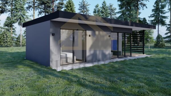 Eristetty Kesämökki Powburn, 47 m²