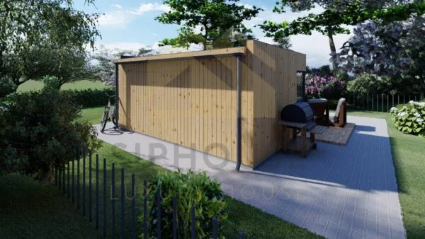 Eristetty Piharakennus Belgrade, 12 m²