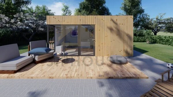 Eristetty Piharakennus Belgrade, 12 m²