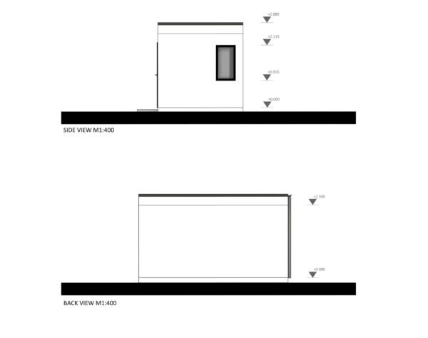 Eristetty Piharakennus Hamam, 12 m²