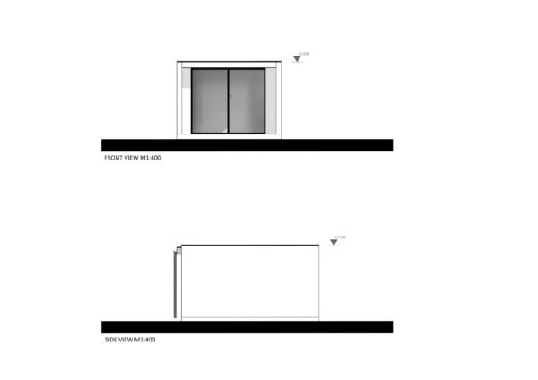 Eristetty Piharakennus Kubwa 15 m²