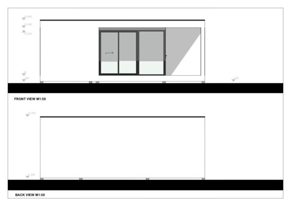 Eristetty Vierasmaja Wooler, 56 m²