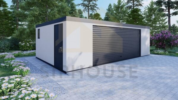 Moderni Autotalli Coverack, 38 m²
