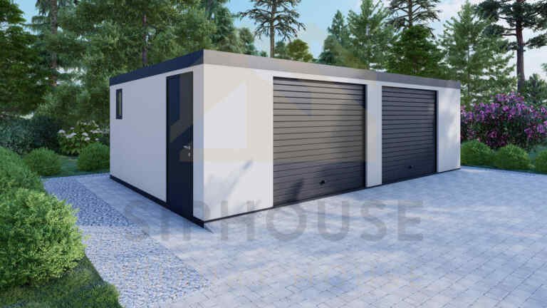 Moderni Autotalli Helstonas, 38 m²