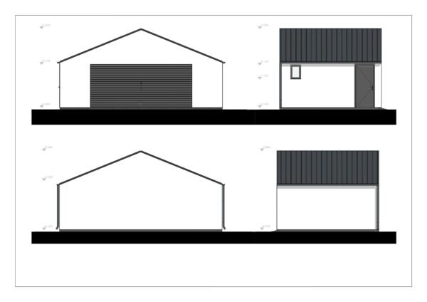 Moderni Autotalli Penhale, 38 m²