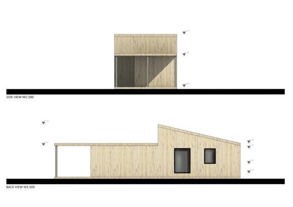 SIP Paneelit Eristetty Kesämökki Bogota, 69 m²