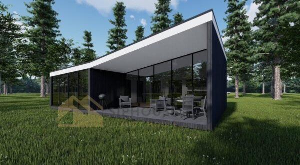 SIP Paneelit Eristetty Kesämökki Brasília, 80 m²
