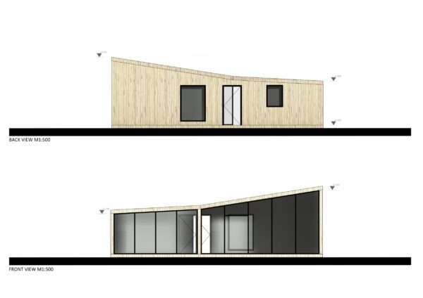 SIP Paneelit Eristetty Kesämökki Brasília, 80 m²