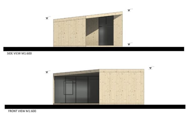 SIP Paneelit Eristetty Kesämökki Manchester, 56 m²