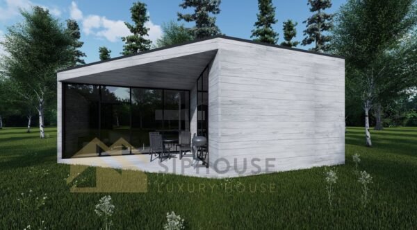 SIP Paneelit Eristetty Kesämökki Manchester, 56 m²