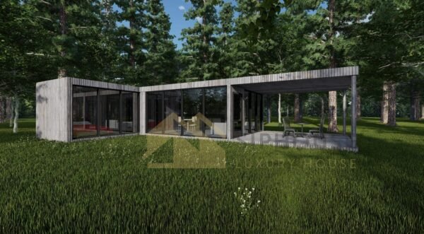 SIP Paneelit Eristetty Kesämökki Turku, 77 m²