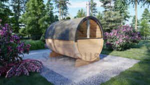 Tynnyrisauna Elston, 2.3x3.0