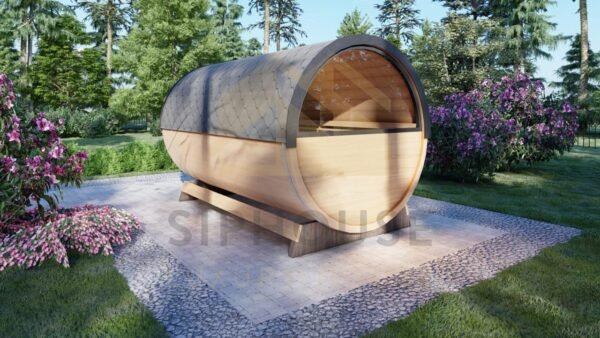Tynnyrisauna Fleetwood, 2.3x4.0