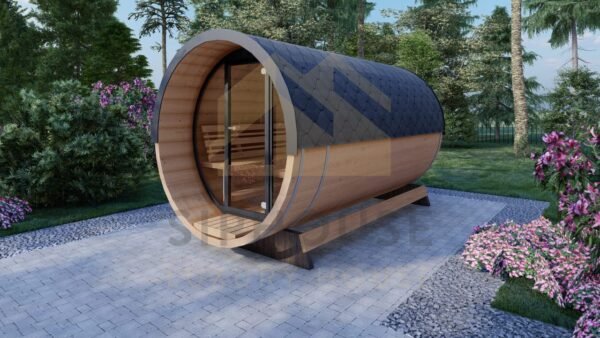 Tynnyrisauna Fleetwood, 2.3x4.0