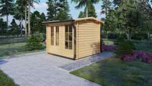 Moderni Hirsimökki 44mm Tromso, 7 m²