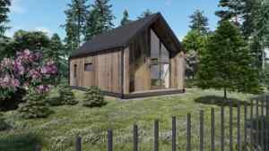 Eristetty Kesämökki Trajan, 50 m²