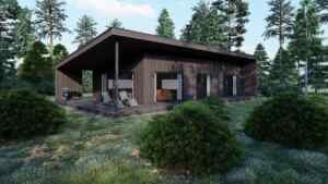 Eristetty Vierasmaja Vespasian, 80 m²